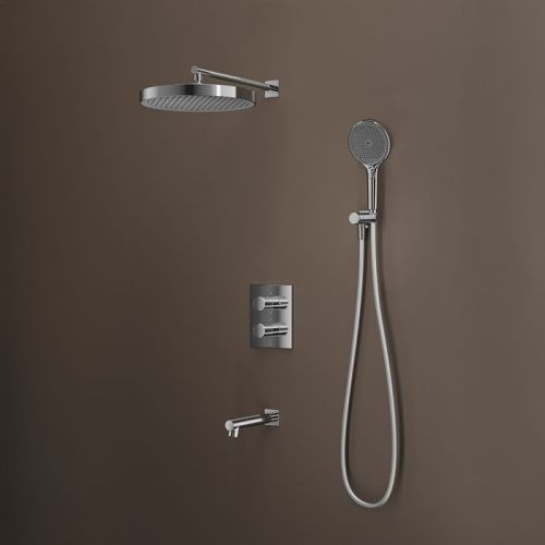Душевая система Iddis Duna DUNSBSTi68 встраиваемая в стену цвет хром с термостатом - фото 2