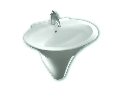 Раковина из сантехнического фаянса Hatria SCULTURE YR3701 80х60 подвесная цвет белый