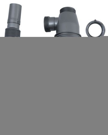 Сифон для раковины Aquanet 00332449 серый