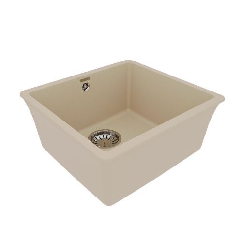 Кухонная мойка LeMark Sinara 440-u 9910068 45х40 цвет бежевый поверхность матовая - фото 2