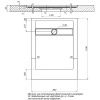 Душевой поддон из искусственного камня Aquanet Delight 00260110 120х90 белый без каркаса