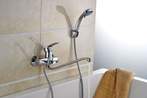 Смеситель для ванны Rossinka T T40-34 настенный хром - фото 2