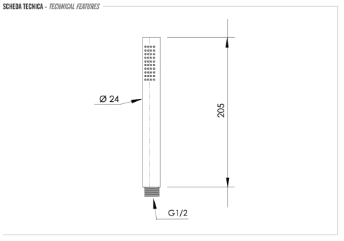 Душевая лейка Remer 317MDX цвет хром - фото 2