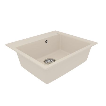 Кухонная мойка LeMark Hanka 570 9910018 55х50 цвет бежевый поверхность матовая