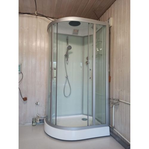 Душевая кабина Frank 20156008 110х80 асимметричная с крышей ориентация левая - фото 2