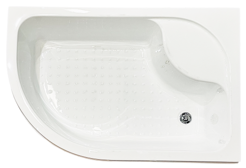 Душевой уголок Royal Bath BK RB8120BK-T-BL-R 120х80 стекло прозрачное профиль черный с поддоном - фото 3