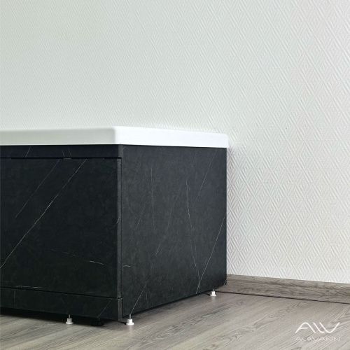 Экран под ванну Alavann Rita 70 см ALV0767004 торцевой МДФ черный - фото 3