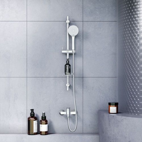 Душевой гарнитур Damixa Palace One 914100000 настенный хром/серый - фото 3