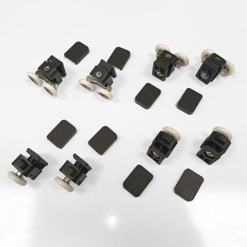 Душевой уголок Тритон Фикс-Блэк Щ0000067440 90х90 стекло прозрачное профиль черный без поддона - фото 4