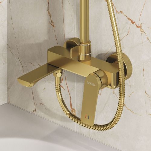 Душевая стойка Grossman Galaxy 500.K35.01.320 настенная цвет золото - фото 5