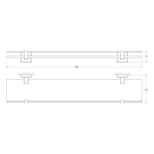Полка в ванную комнату Artwelle HAGEL 992760 - фото 2