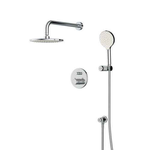 Душевая система Am.Pm X-Joy FT85A1RH10 встраиваемая в стену цвет хром с термостатом - фото 2