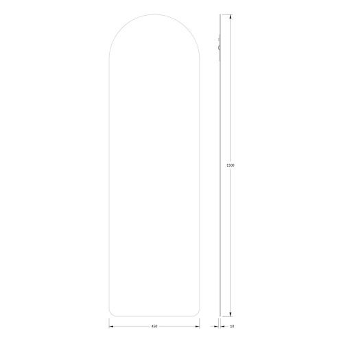 Зеркало Evoform Primary BY 0102 50х150 подвесное - фото 2