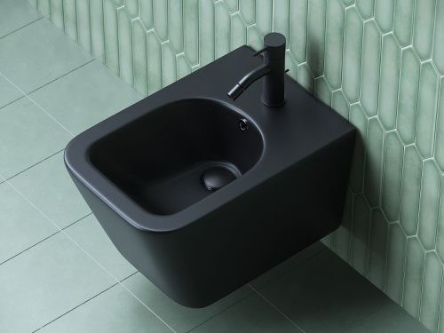 Биде подвесное Ceramica Nova METRIC CN3008MB цвет черный - фото 5