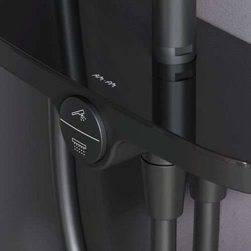 Душевая стойка Am.Pm Like F0780222 настенная цвет черный - фото 5