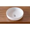Раковина из сантехнического фарфора Lavinia Boho Bathroom Sink Slim 33311005 40х40 накладная цвет белый без отверстий под смеситель