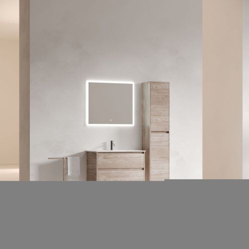 Тумба под раковину Sancos Libra LB80EG 80х50 подвесная цвет коричневый - фото 3