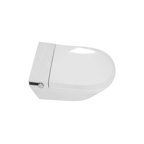 Унитаз подвесной Grossman Smart GR-5702 белый с сиденьем микролифт безободковый импульсный смыв - фото 5