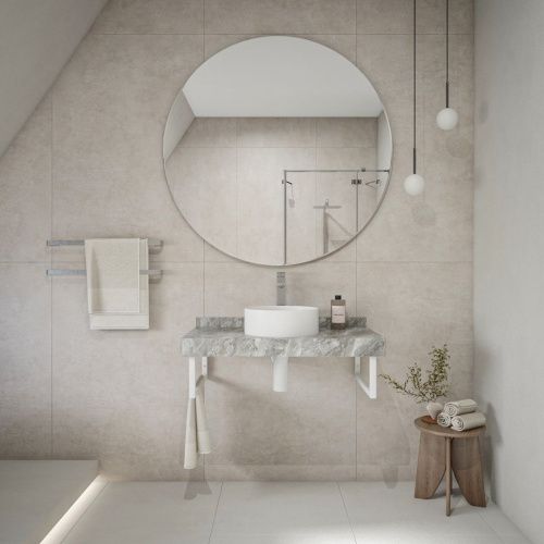 Столешница Teymi Helmi T150209 90х50 подвесная цвет серый - фото 3