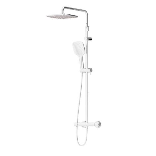 Душевая стойка Damixa Option DX218092000 настенная цвет хром с термостатом - фото 2