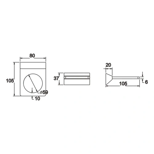 Мыльница Rose RG16 RG1603 - фото 3