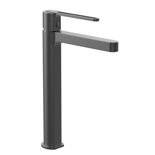 Смеситель для раковины Vincea Rondo VBF-1R2GM на столешницу вороненая сталь - фото 2