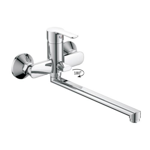 Смеситель для ванны Tokito SEMBOKU TOK-SEM-1015 настенный хром - фото 2