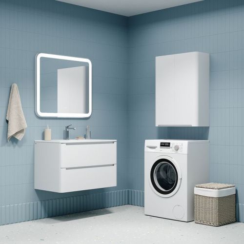 Шкаф Iddis Edifice EDI60W0i97 60х80 подвесной цвет белый - фото 2