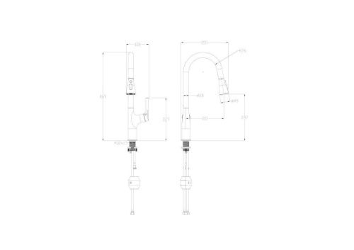 Смеситель для кухни Wonzon & Woghand WW-AE54123-MW на мойку белый - фото 2