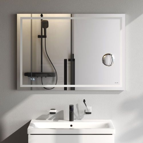 Зеркало с подсветкой Am.Pm Gem M91AMOX1003WG 100х70 подвесное - фото 3