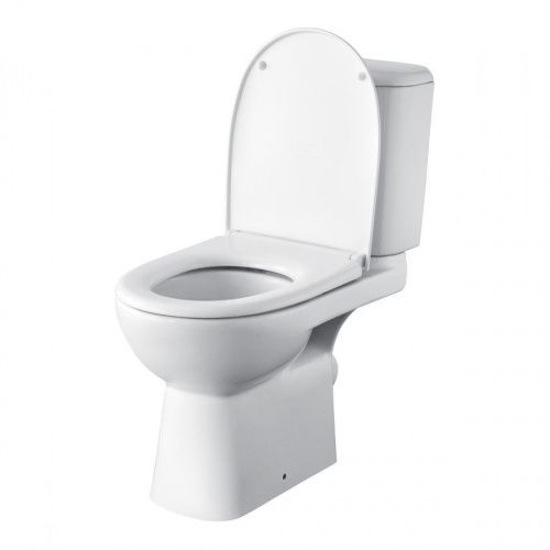 Унитаз-компакт напольный с бачком Roca Access 734P23800Y белый с сиденьем микролифт каскадный смыв - фото 3