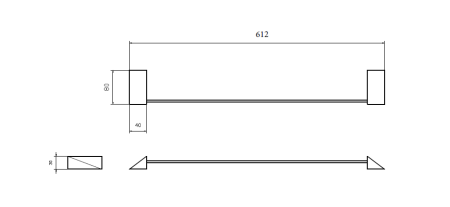 Полотенцедержатель Boheme New Venturo 10312-G