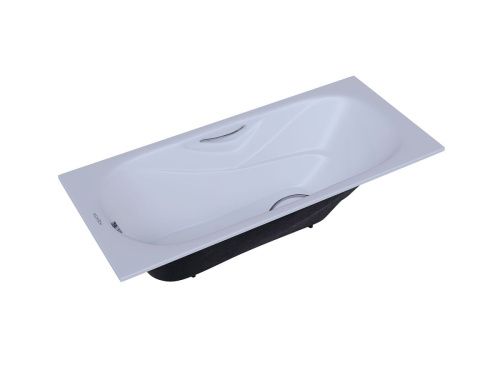 Ванна чугунная Aquatek ГАММА AQ8050FH-00 150х75 пристенная прямоугольная с ножками с ручками - фото 3