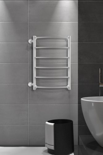 Полотенцесушитель водяной Indigo Arc LASW70-40WM-б/п-60 50х70 белый - фото 5