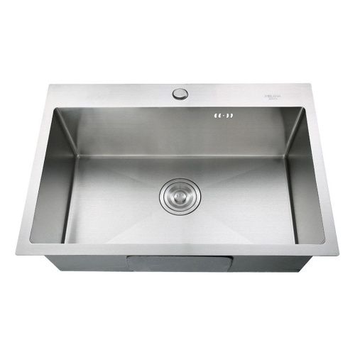 Кухонная мойка Melana ProfLine H6545 сатин 65х45 цвет серый поверхность полированная - фото 3