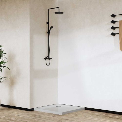 Душевой поддон акриловый Vincea H50 VST-5AS-8080 80х80 белый с каркасом - фото 3