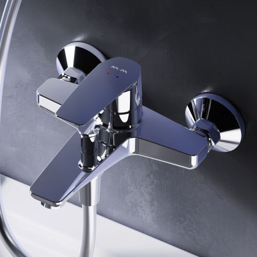 Смеситель для ванны и душа Am.Pm Gem F90A10000 настенный хром