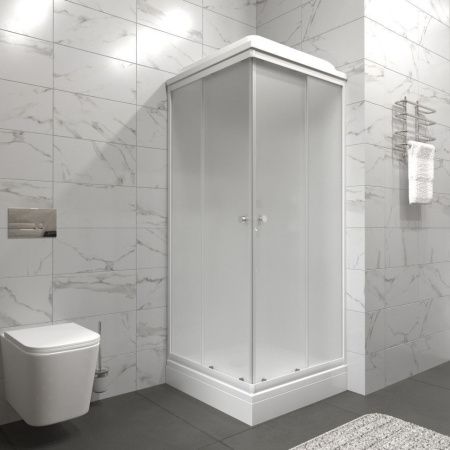 Душевая кабина Тритон Вельвет-К Щ0000071050 80х80 квадратная с крышей ориентация универсальная
