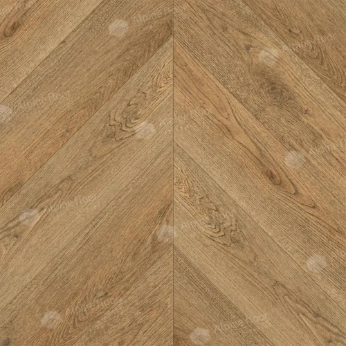 SPC ламинат Alpine Floor Chervon Alpine ECO 18-15 MC Дуб Буна Chevron толщина 0.5 см 43 класс 600х127 - фото 4