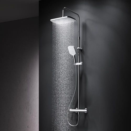 Душевая стойка Am.Pm Func F078F400 настенная цвет хром с термостатом - фото 3