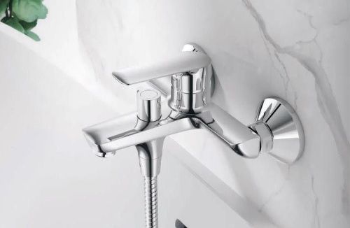 Смеситель для ванны и душа Haiba HB563 HB60563 настенный хром - фото 3