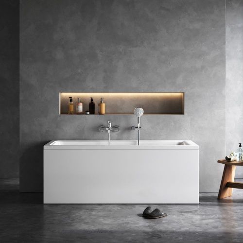 Ванна акриловая Am.Pm Gem W90A-160-070W-A 160х70 пристенная прямоугольная без каркаса - фото 4