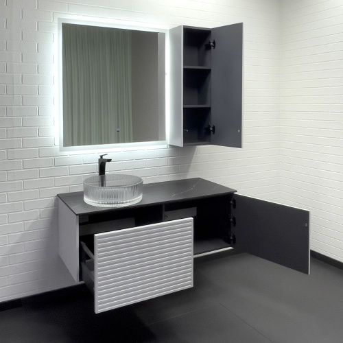 Тумба с раковиной Comforty Геленджик 00-00017877CF 120х50 подвесная цвет белый - фото 5