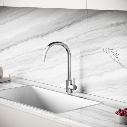 Смеситель для кухни Sancos Stainless SC12001SS на мойку нержавеющая сталь - фото 5