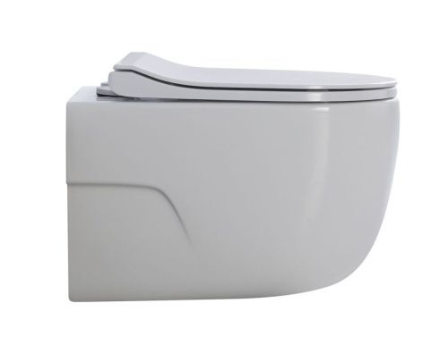 Унитаз подвесной Art&Max Verona AM012CHRT/SC белый с сиденьем микролифт душевой смыв - фото 3