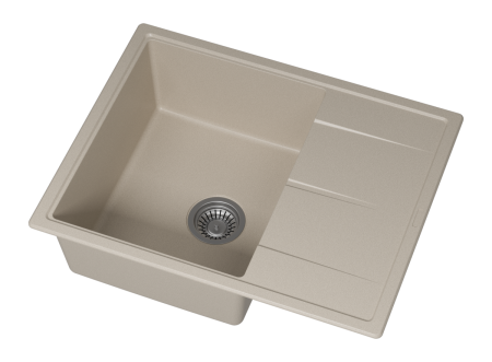 Кухонная мойка Misty Titan TIT-65х51-02 65х50 цвет бежевый поверхность матовая