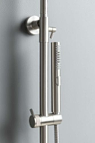 Душевая стойка Allen Brau Fantasy 5.11001-BN настенная цвет нержавеющая сталь с термостатом - фото 5