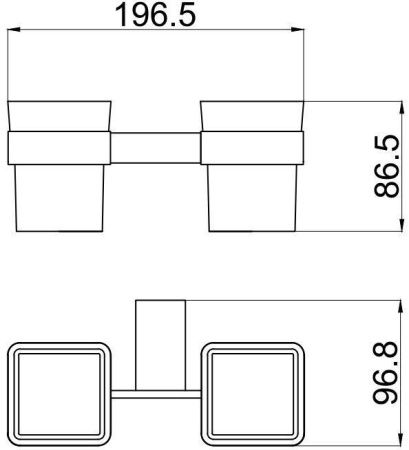 Стакан + держатель Allen Brau Infinity 6.21003-31