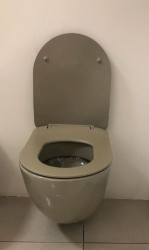 Чаша унитаза подвесная Creavit Free FE320-11CP00E-0000 цвет бежевый без сиденья смыв торнадо - фото 4