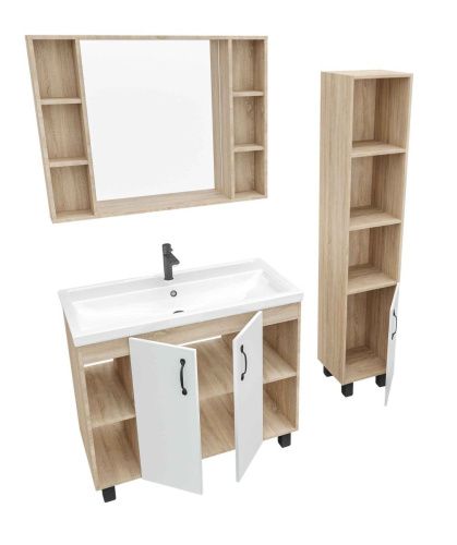 Раковина Grossman Фостер 30513 100х50 накладная цвет белый - фото 2